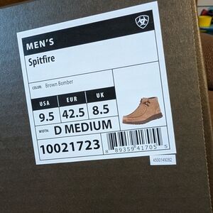 Ariat Men's Brown Bomber Chukka Boots